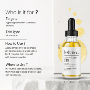 HydraFrac AHA PHA BHA 32% Face Peel – Multi-Level Exfoliating Facial