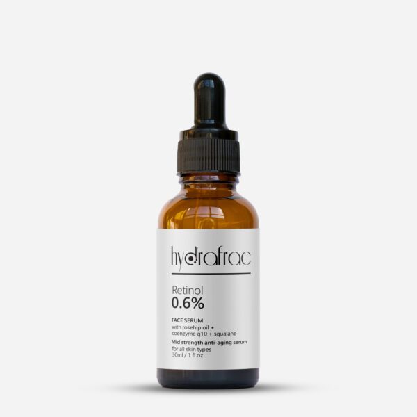 HydraFrac Retinol 0.6% Face Serum | Medium-Strength Anti-Aging Formula | Fades Fine Lines & Wrinkles