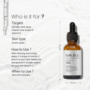 HydraFrac Vitamin C 10% Face Serum Brightening & Antioxidant Care - Image 4